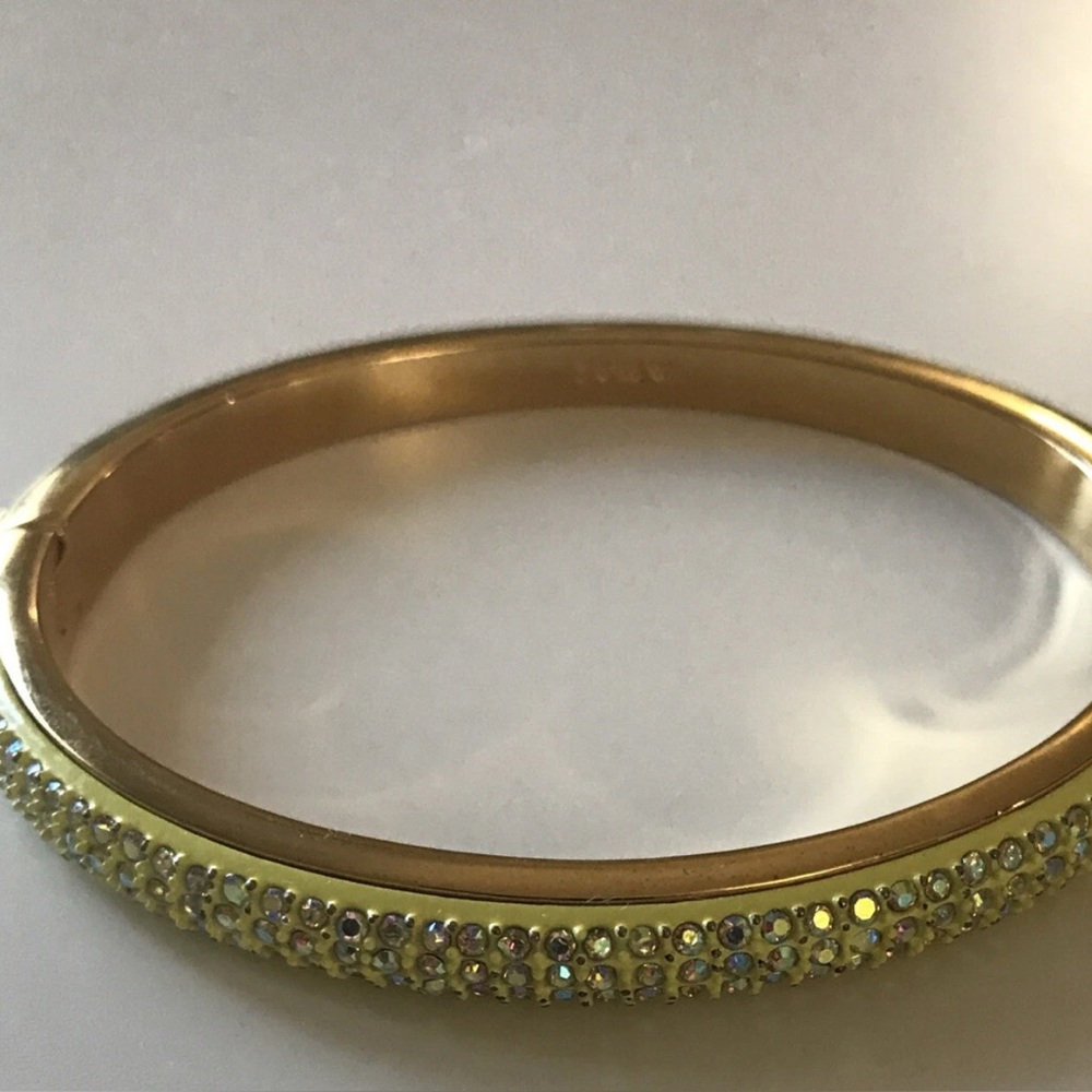 J.Crew J Crew Neon Pave sparkle Hinged Bracelet 1590 - Picture 3 of 8